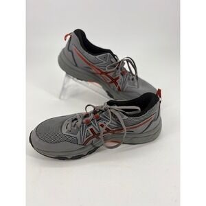 ASICS Running Shoes 12 Gel-Venture 8 Gray Orange Trail Sneakers 1011A824